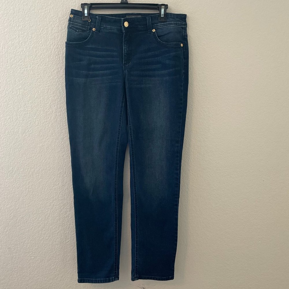 Chico's Size 0 (Small/4) Blue Jeans, Skinny ankle Jeans
